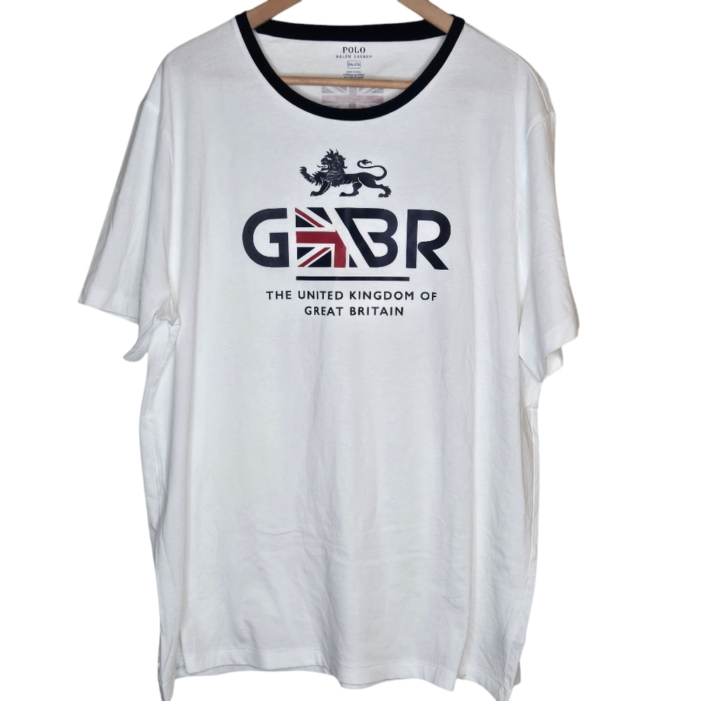 POLO RALPH LAUREN NWT Great Britian Soccer Tshirt